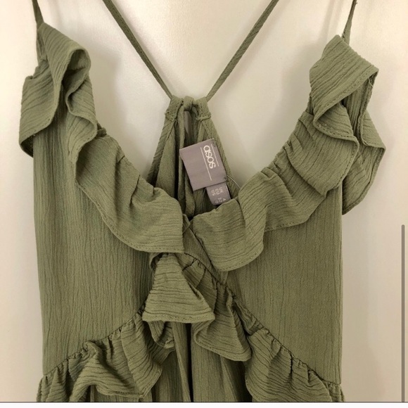 ASOS Ruffle Cami in Crinkle - Picture 4 of 4